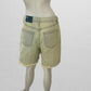 Wild Fable Green High Rise Bermuda Shorts Distressed (6)