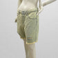 Wild Fable Green High Rise Bermuda Shorts Distressed (00)
