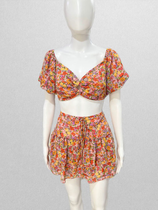 Wild Fable Pink Ruffle Skirt