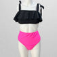 Yonique Hot Pink Swim Bottoms
