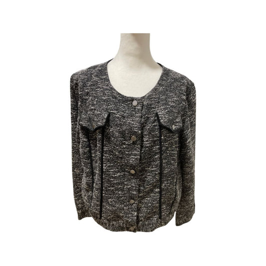 Slate & Willow Black Tweed Blazer