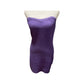 Emory Park Purple Strapless Ribbed Mini Dress