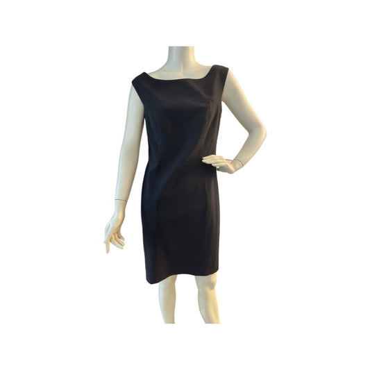 Ann Taylor Black Sleeveless Sheath Dress