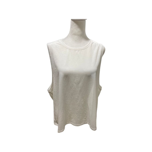 Spanx White Active Tank Top