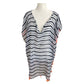 Cotton On White/Navy Striped Cover Up