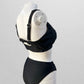 Black Bikini Swim Bottom with Thick Waistband (XS)
